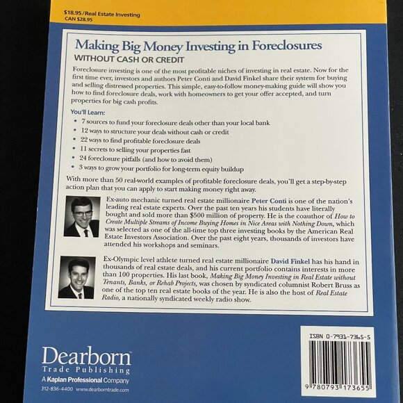 Making Big Money Investing in Foreclosures Without Cash or Credit - Picture 2 of 3